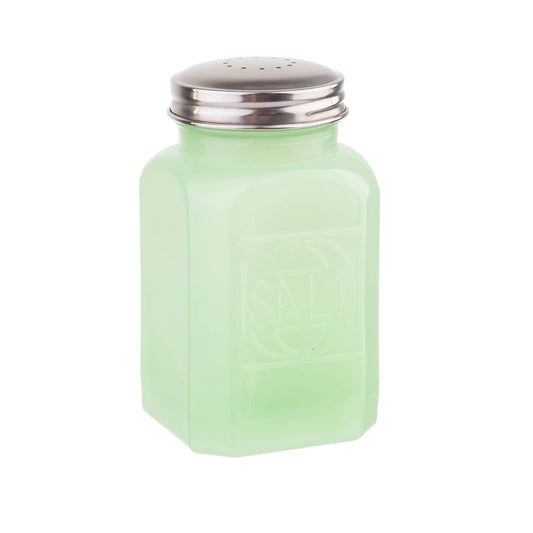 Tablecraft Jadeite Glass Collection(TM) Range Salt Shaker with Metal Top, 6 oz