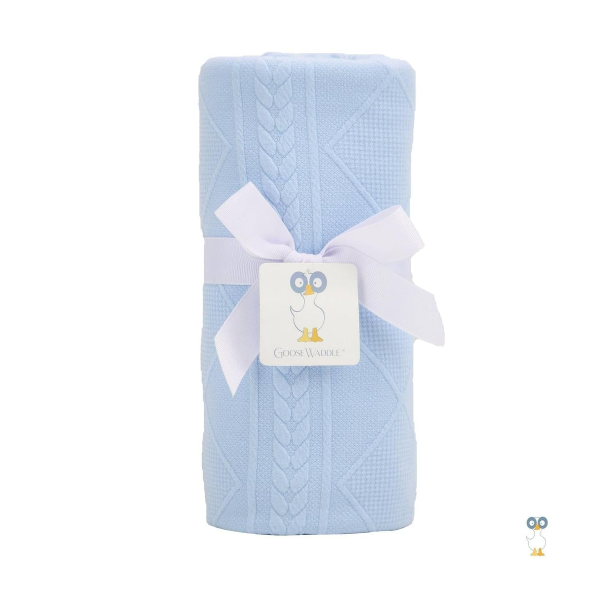 GooseWaddle Blanket, 30 x 40 inch, Blue