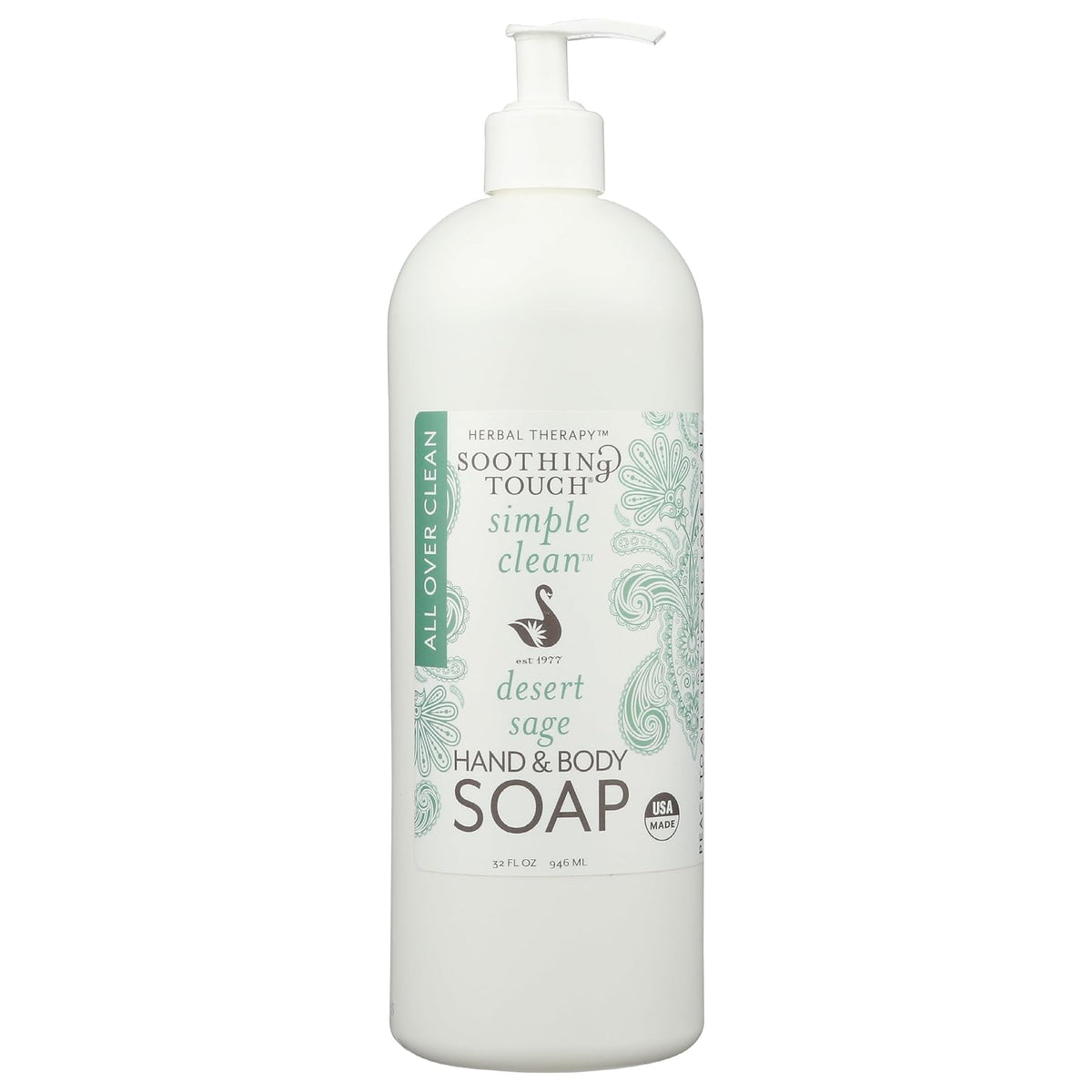 Soothing Touch Skin Cleaning Agent, 32 Fl Oz (Pack of 1), Clear