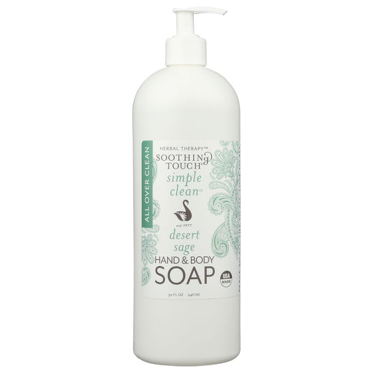 Soothing Touch Skin Cleaning Agent, 32 Fl Oz (Pack of 1), Clear