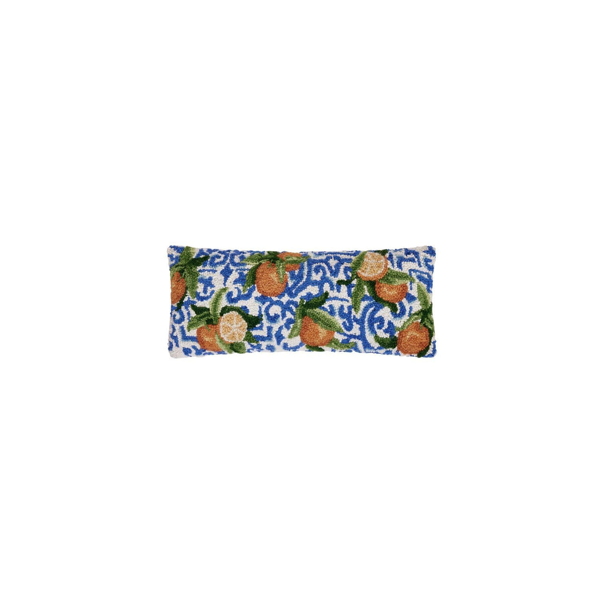 Peking Handicraft Pillow, 18 X 20 Inches, Blue, Orange