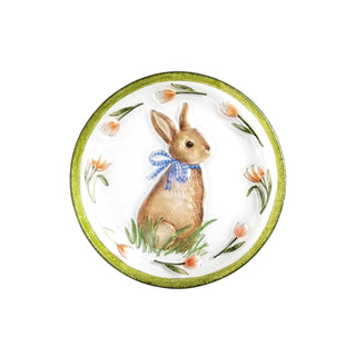 Mud Pie Dishware Plate, 12" dia, Green