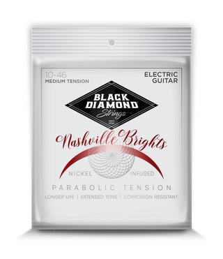 Black Diamond Strings® N477NV Electric Nashville Brights Nickel-Infused Medium Tension