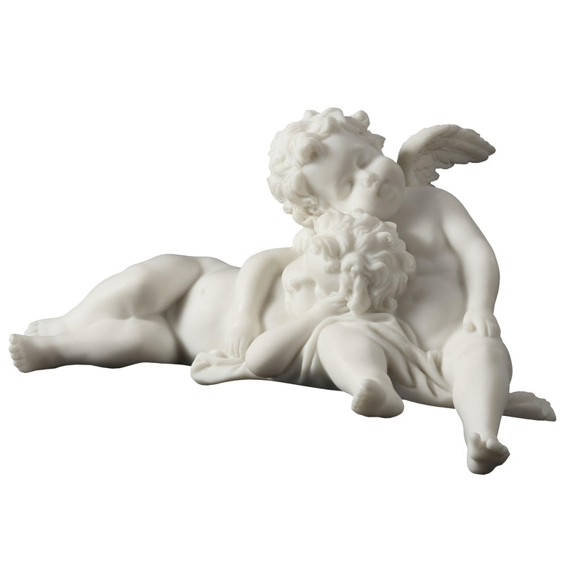 Veronese Design 4 3/8 Inch Twin Cherubs Resting Resin Sculpture