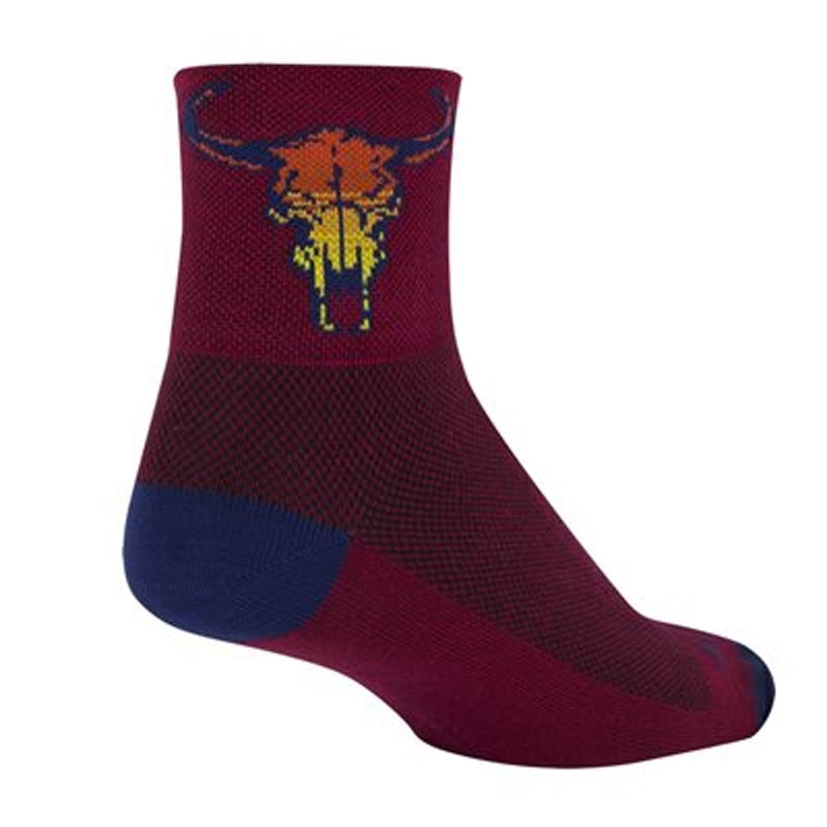 SockGuy, Dessert Skull, Classic Sock, Sporty and Stylish, 3 Inches - Small/Medium
