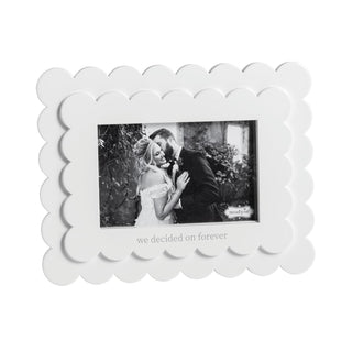 Mud Pie Picture Frame, 7 1/4" x 9 1/2", White