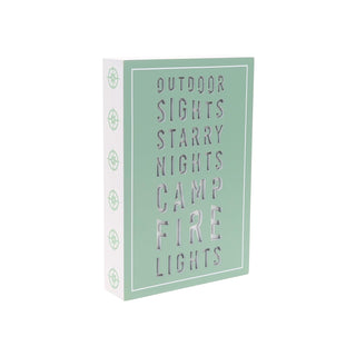 Pavilion Gift Company Decorative Signage, 4" x 6", Green, White