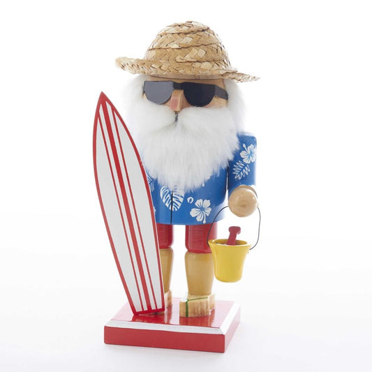 Kurt Adler Adler 8" Surfer Santa Nutcracker