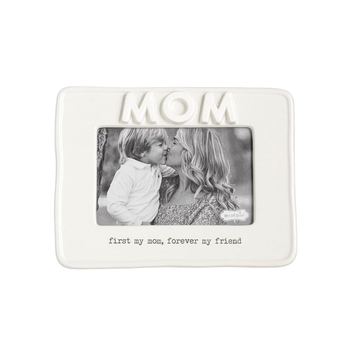 Mud Pie Picture Frame, 7" x 9", White