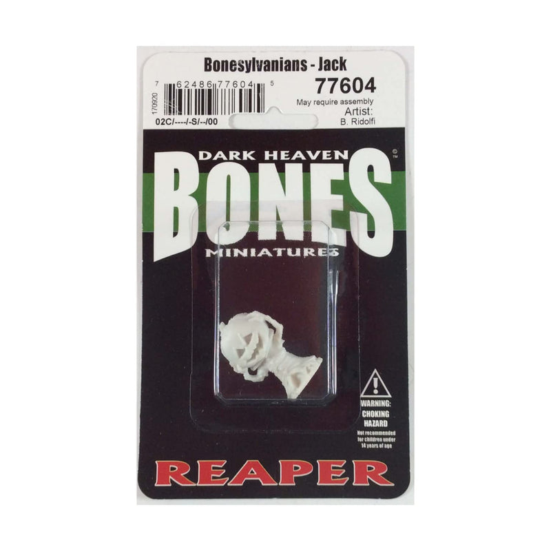 Reaper Miniatures 77604 Bonesylvanians Jack, Bones Miniature