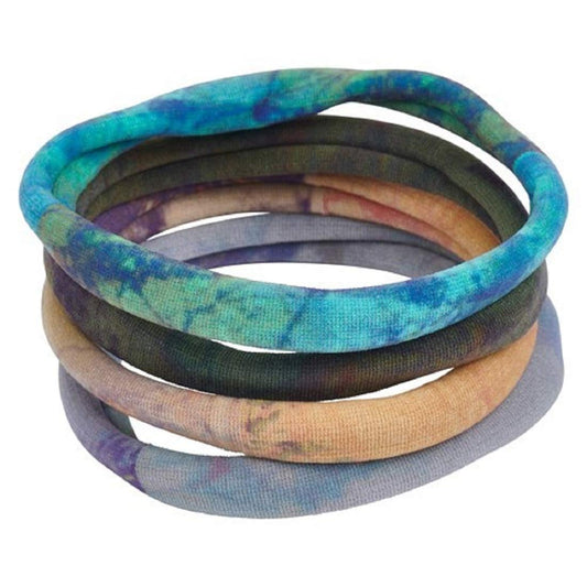 Bamboo Trading Company RH104 Bella Collection Forest Hair Tie, Multicolor
