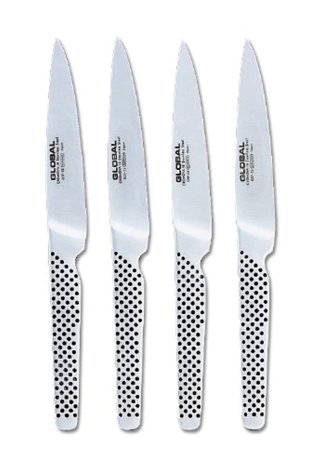 Global Kitchen Knife, 4 Pieces, Silver