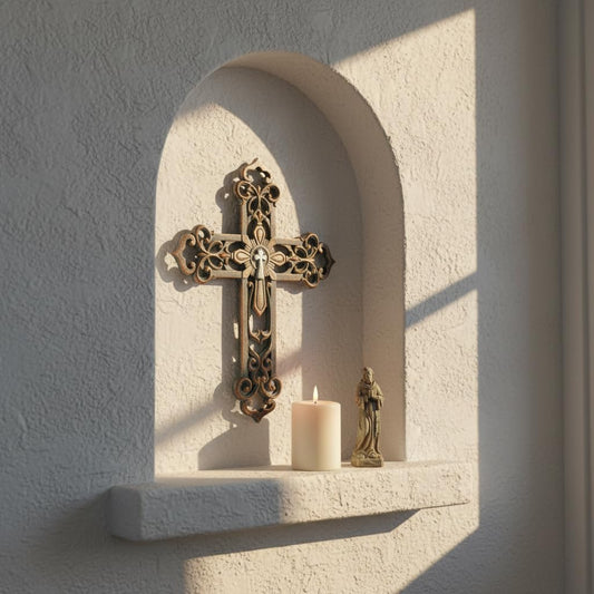 Comfy Hour 13.3 Inch Wall Crosses for Home Decor, Ornate Cross