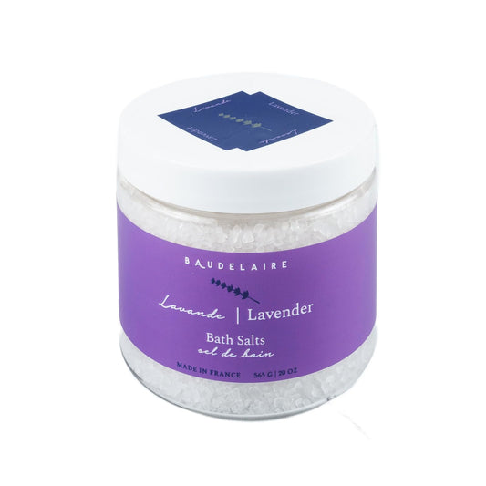 Baudelaire Provence Sante PS Bath Salt Lavender, 20-Ounce Jar