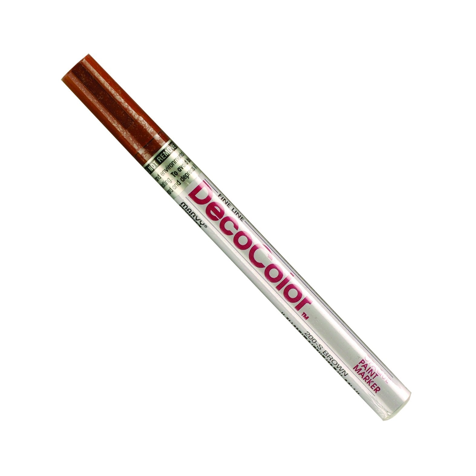 Uchida 200-C-70 Marvy Deco Color Fine Point Paint Marker Art Supplies, Brown
