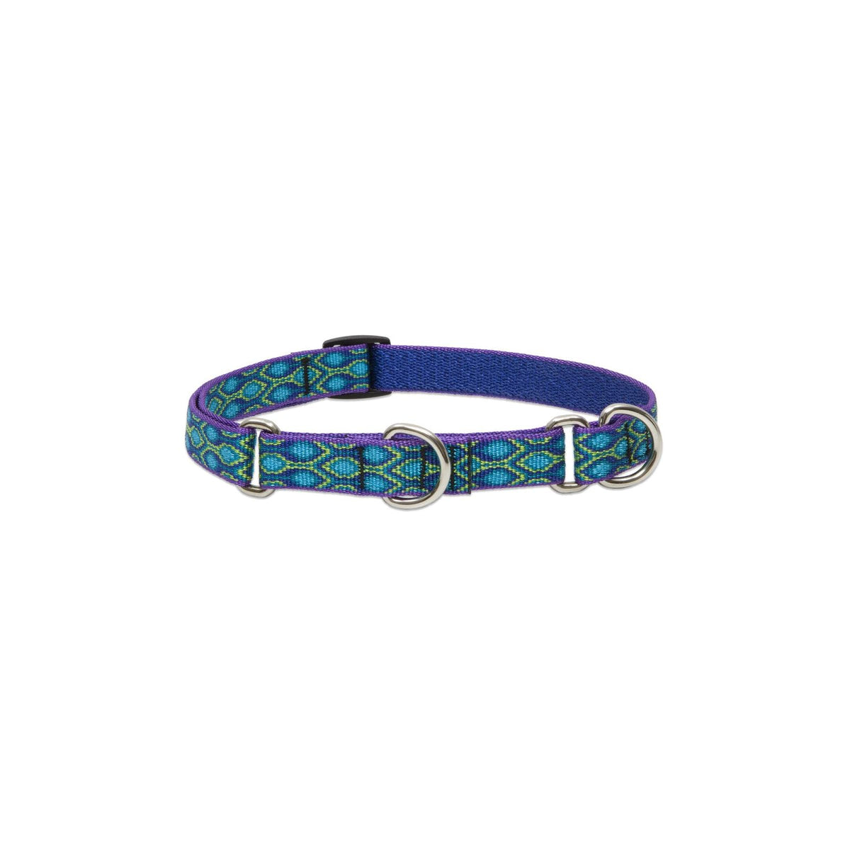 LupinePet Animal Collar, 3/4"W; 10-14" Neck, Blue