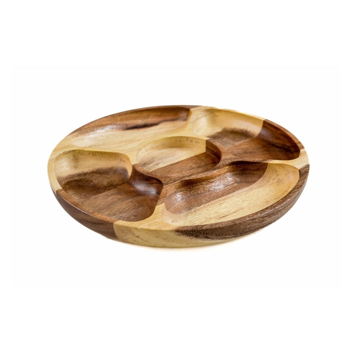 Lipper International Dishware Plate, Natural Finish