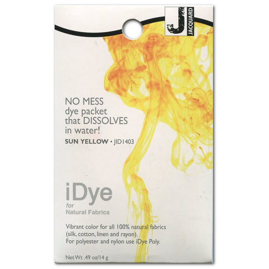 Jacquard Products 100% Natural, Sun Yellow iDye Fabric Dye
