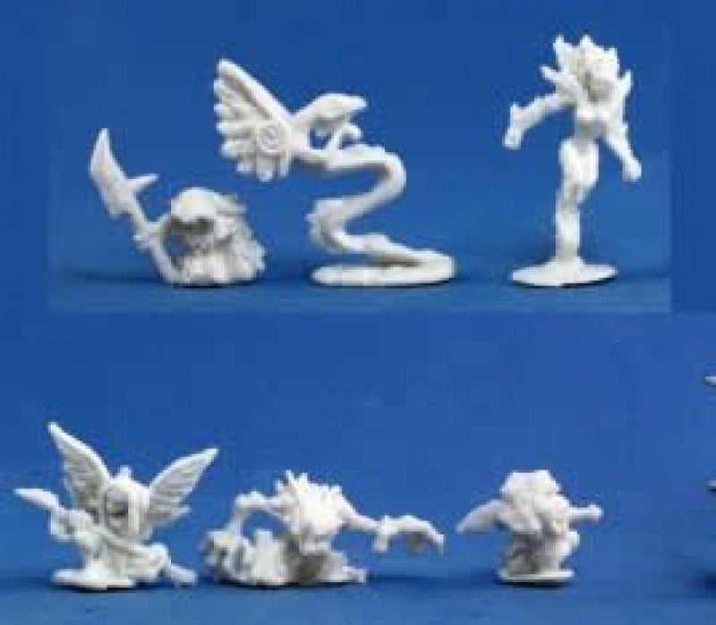 Reaper Miniatures 77196: Familiars 2 (6) Dark Heaven Bones Plastic Miniatures