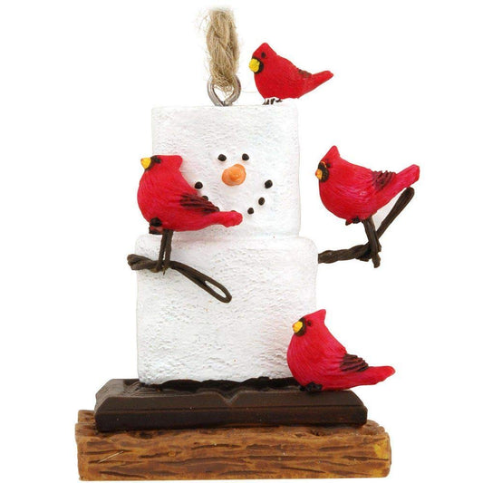Ganz Midwest CBK S'Mores With Cardinals Ornament