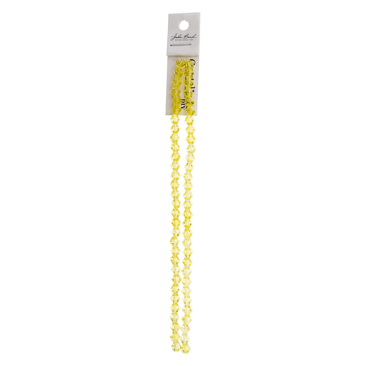 John Bead Craft Bead, 6mm, Transparent Yellow