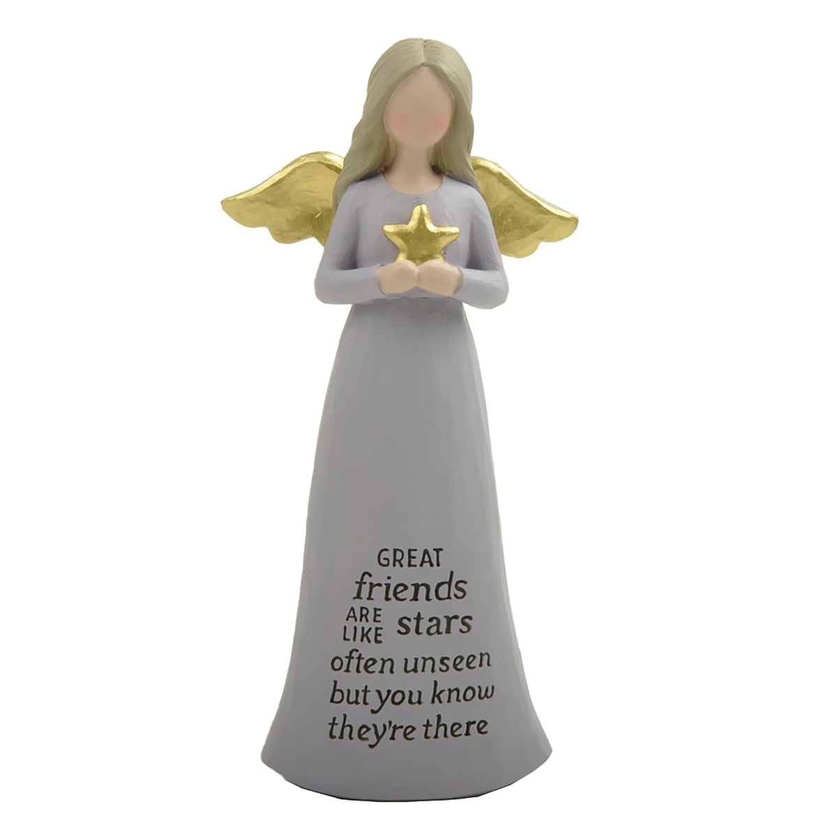 Blossom Bucket Figurine, Multicolor, Great Friends are Like Stars