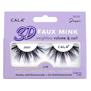 Cala False Eyelash, 1 Count (Pack of 2), Black