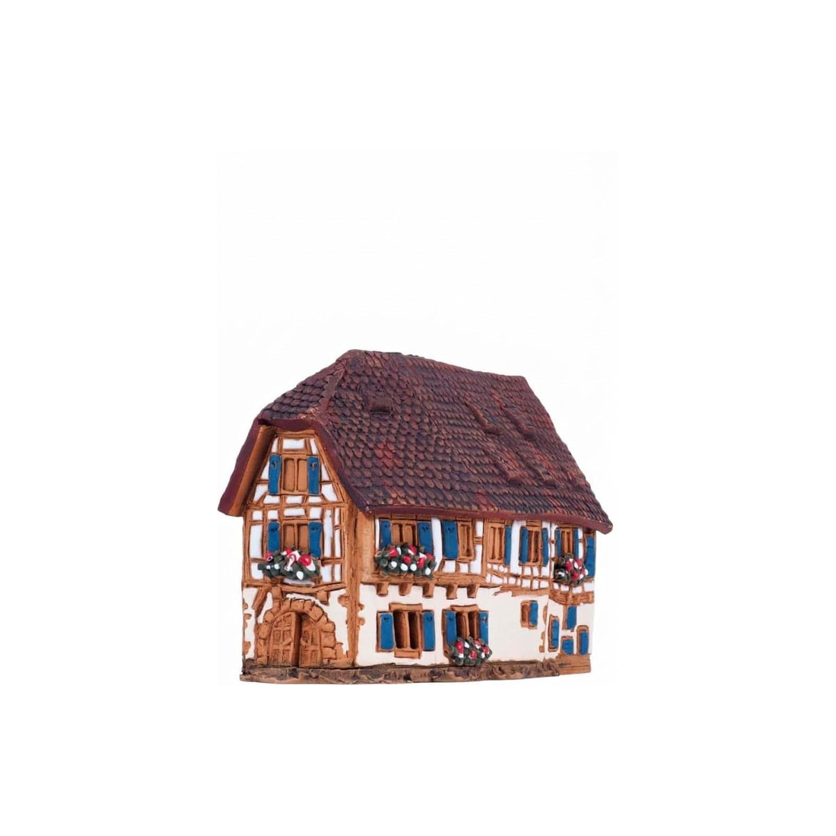 Midene Home, 3.5" Tall, Brown, Yellow, Orange, Blue