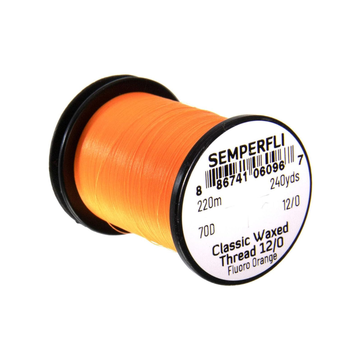 Semperfli Thread Cord, 12/0, Fluoro Orange