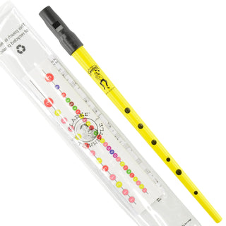 Clarke Tinwhistle Brass And Woodwind Instruments, Key of C, C-Yellow