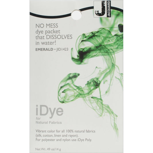 Jacquard 100% Natural Fabric iDye, Emerald