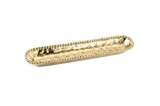 Pampa Bay Porcelain Cracker Cheese and Charcuterie Tray (Gold)