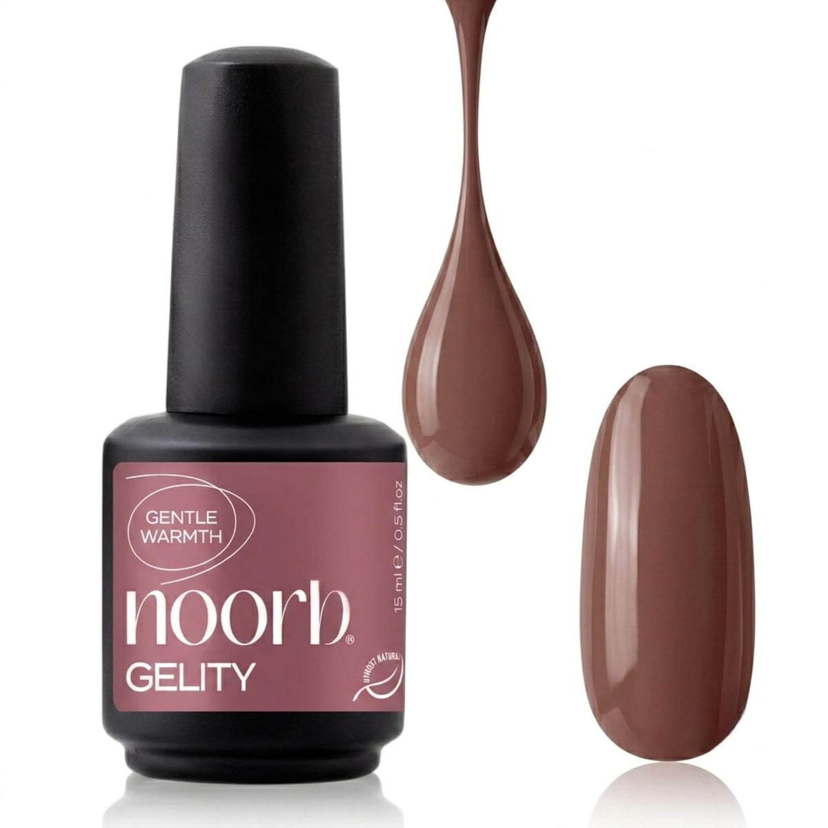 noorb beauty Nail Polish, 0.5 Fl Oz (Pack of 1), Gentle Warmth