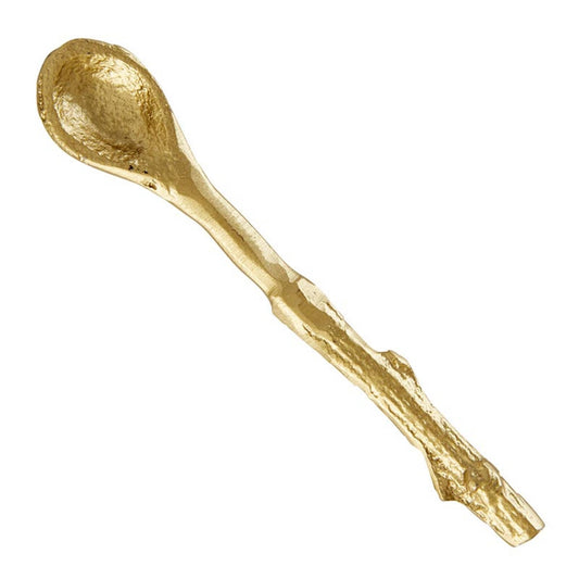47th & Main Golden Branch Small Serving Trinket Spoon, 5-Inches Long, Gold