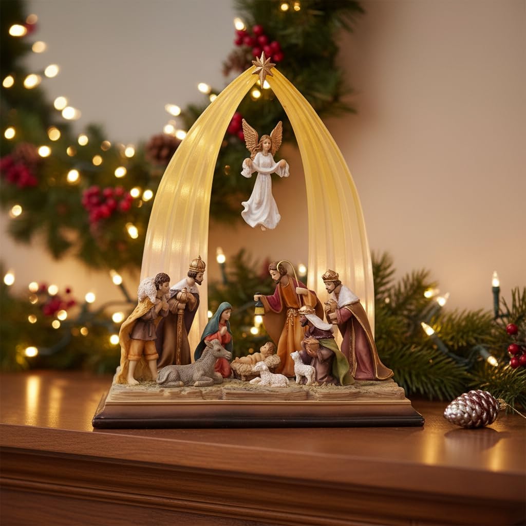 Comfy Hour 12.5 Inch Nativity Set Figurine, Holy Family Scene, 1 Piece