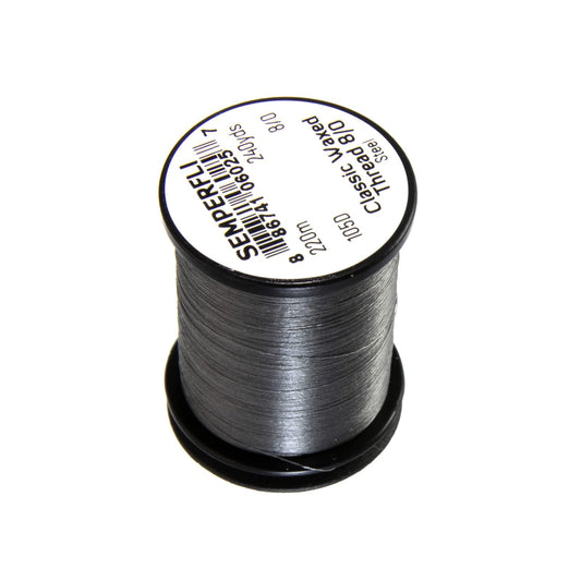 Semperfli Thread Cord, 8/0, Steel