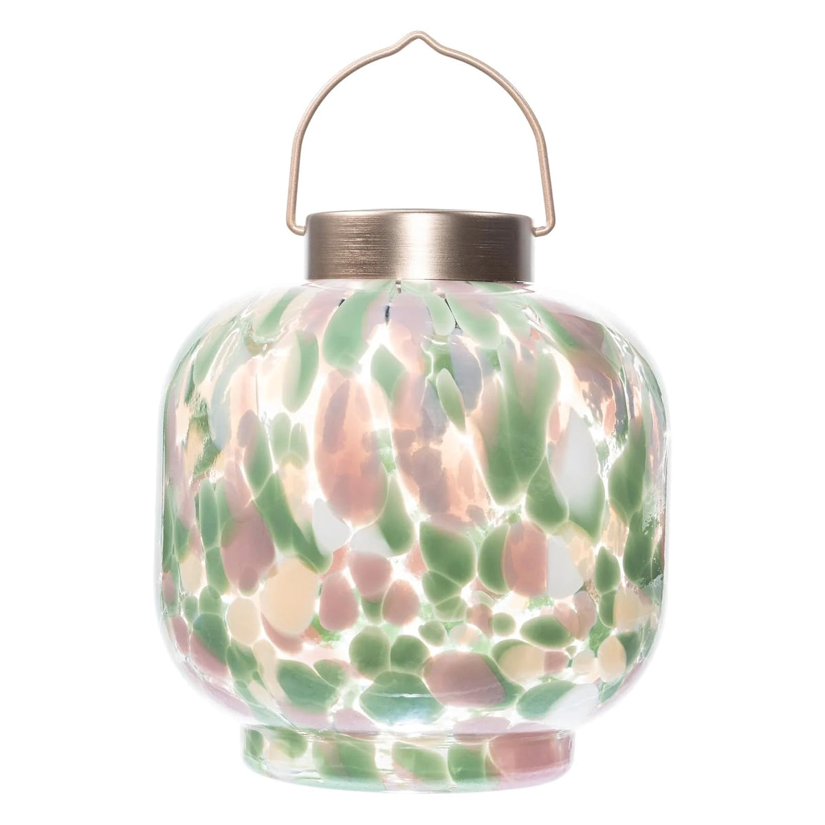 Allsop Electric Lantern, 8 Inches, Summer Garden