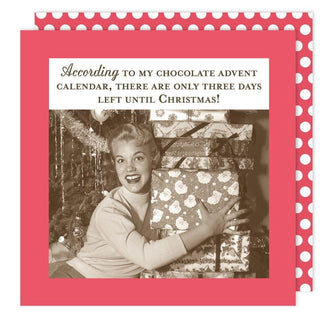 Shannon Martin Design Advent Calendar Napkin, 5-inch, Multicolor