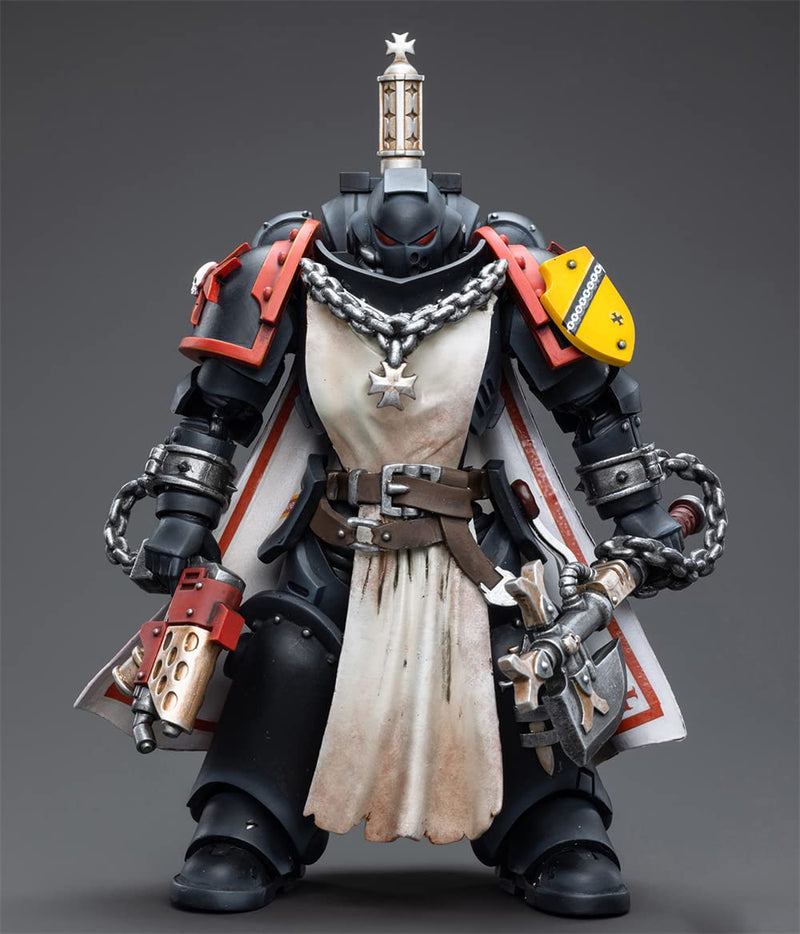 LEBOO JoyToy1/18 Action Figure Black Templars Primaris Sword Brethren Alberic Extreme Warrior Joy Toy Models