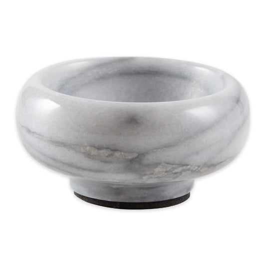 RSVP International Herb and Salt Bowl - White Marble - 1 Pack