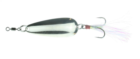 Nichols Lures 2FS5-12 Mojo Flutter Spoon Silver Chome, 1/2 oz