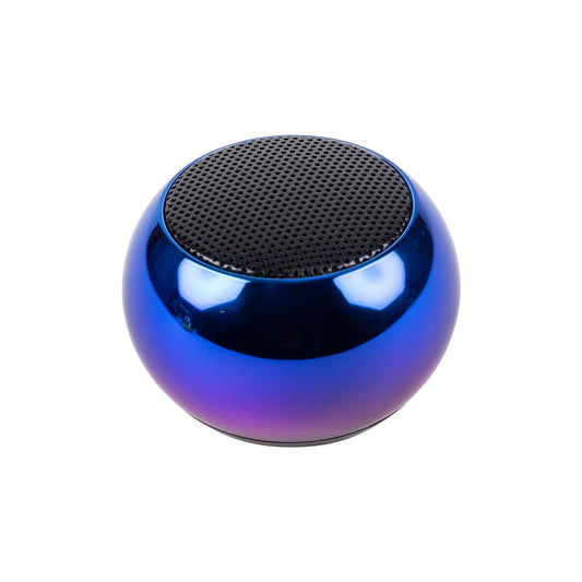 Micro Blaster Wireless Bluetooth Speaker - Immersive Surround Sound, Dual Speaker Pairing, Compact Design, Rich Bass and Crystal Clear Audio, Long Battery Life (Blue)
