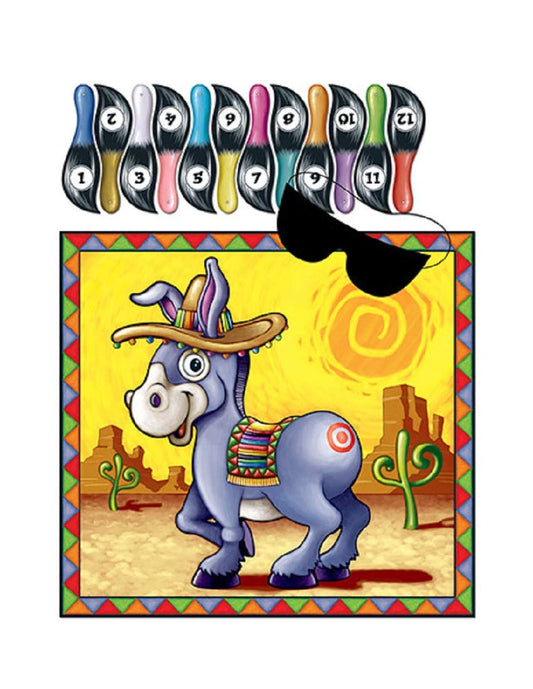Beistle Donkey Game (mask & 12 tails included) Party Accessory (1 count) (1/Pkg)