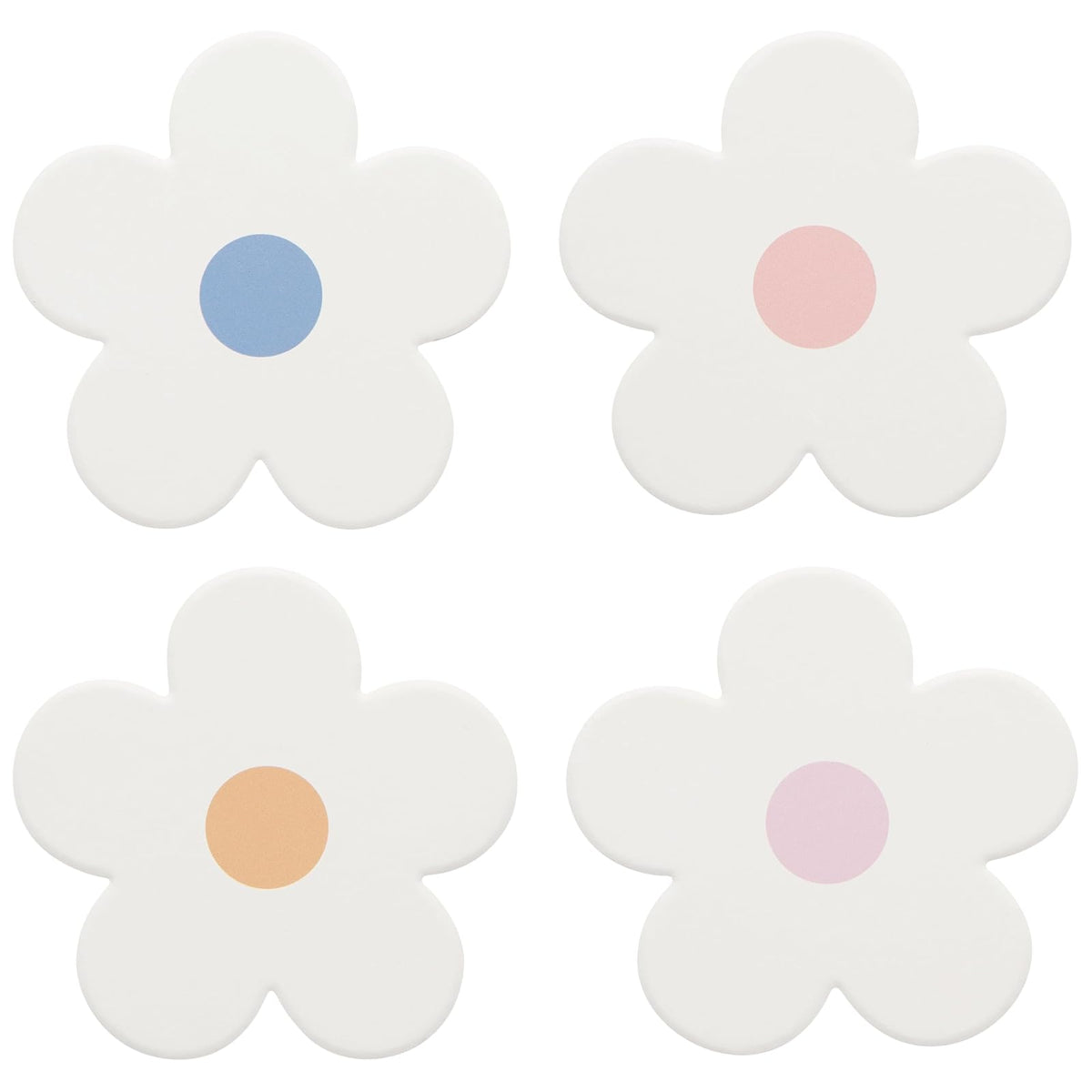 Danica Jubilee Drink Coaster, DIA4.5in, Daisy