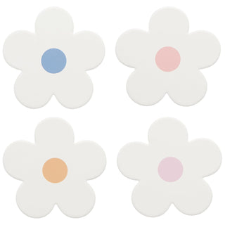 Danica Jubilee Drink Coaster, DIA4.5in, Daisy