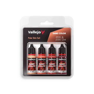 Vallejo Paint, 2.4 Fl Oz (Pack of 1), Pale Skin Color Set