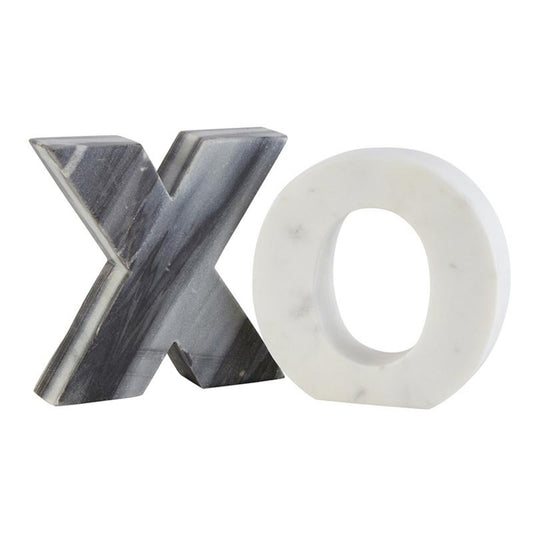 47th & Main Marble Bookends for Shelves Heavy Duty Book Holder, 6" L x 1.5" W x 6" H, XO