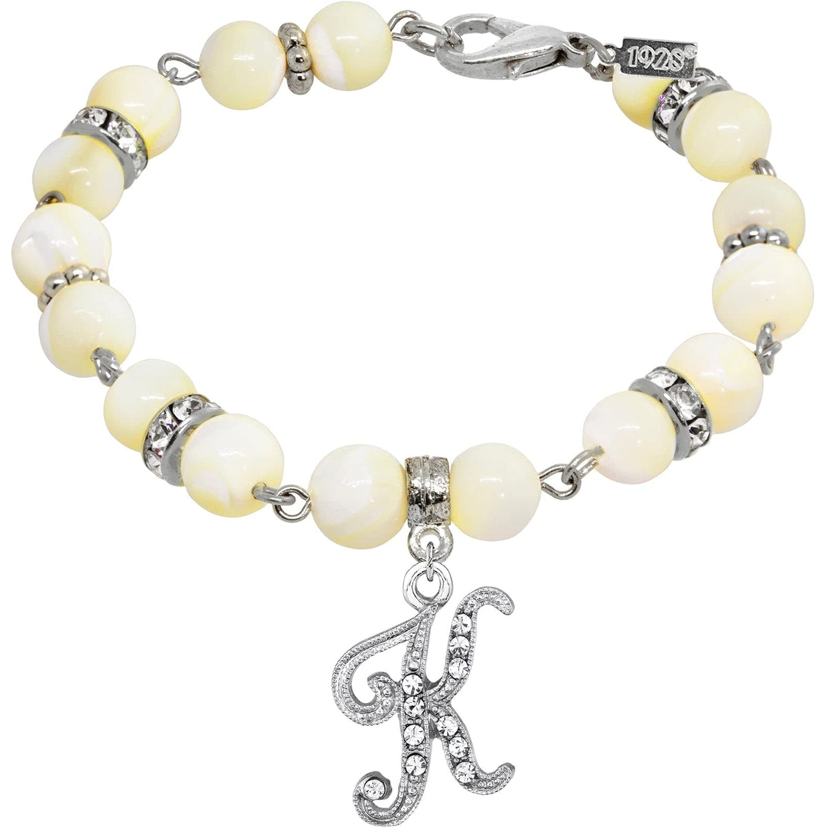 1928 Jewelry Company Bracelet, 7.75"L, Crystal Clear