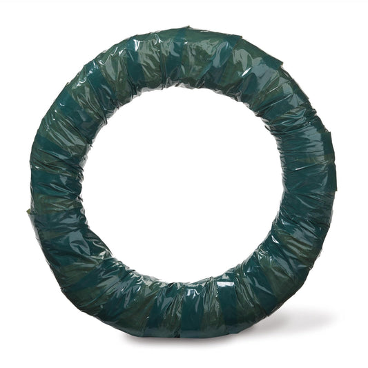 FloraCraft Naturals 22" Straw Wreath Green Wrapped