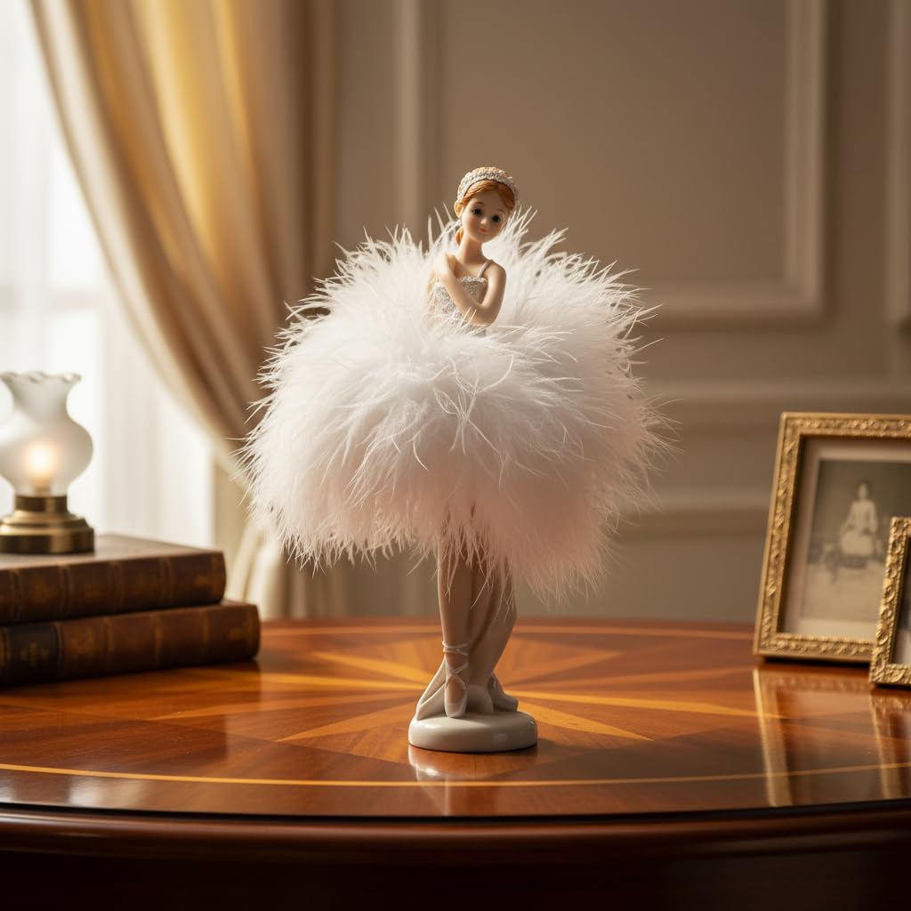 Comfy Hour Figurine, 7", White